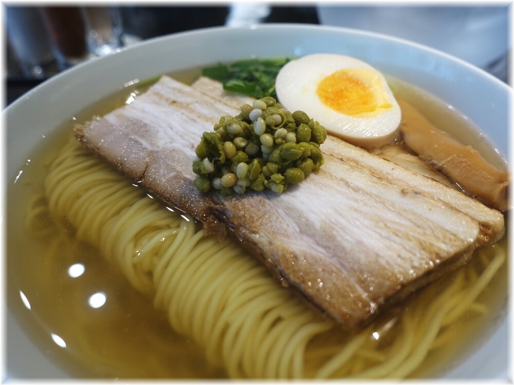 麺屋ひょっとこ銀座店 和風実山椒焼豚麺の具