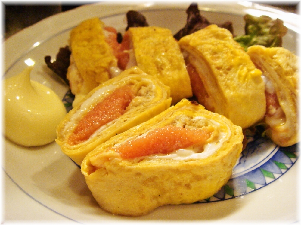 kenzocafe 明太子卵焼き