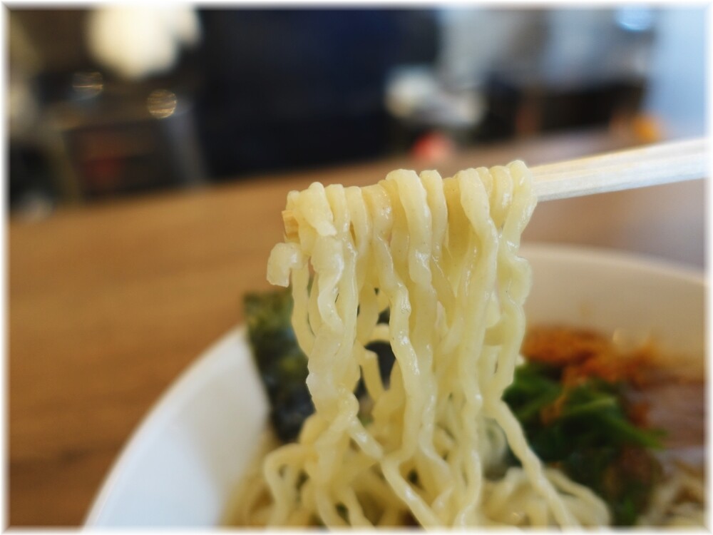 高ひろ 煮干しとしらすのらーめん(塩)の麺