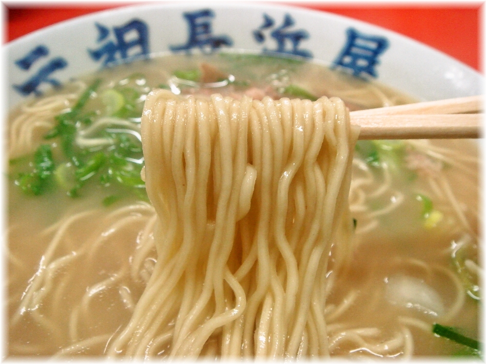 元祖長浜屋3 ラーメン(なし)の麺