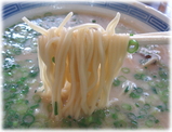 名島亭 ラーメンの麺