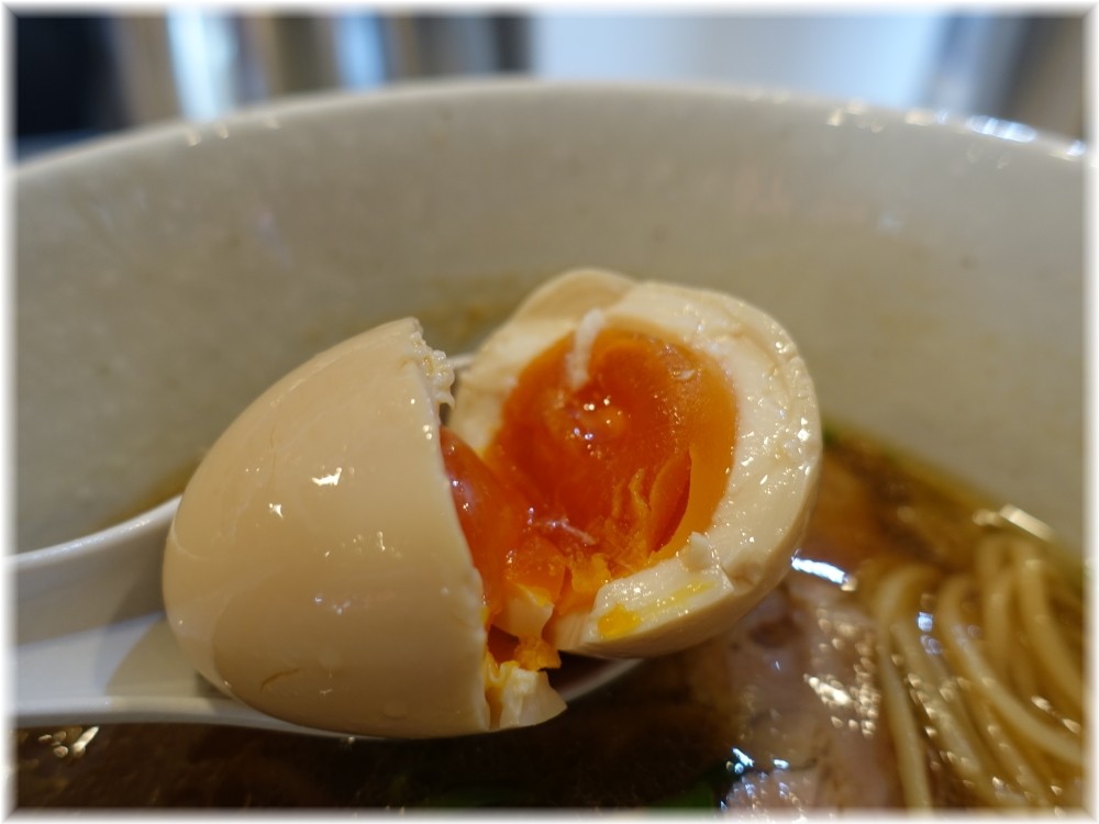 麺場80’S 80(ハチマル)ラーメン+味玉の味玉