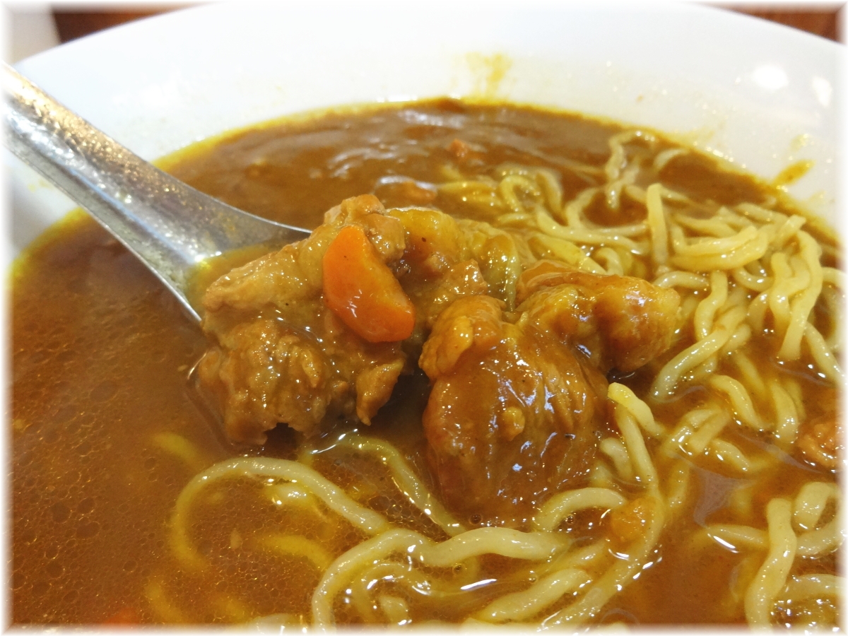 大沢食堂 カレーラーメン(中辛)の具
