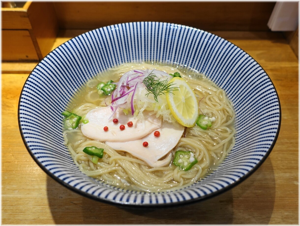 たかはし上野店2 牡蠣と焼きあごの冷し麺