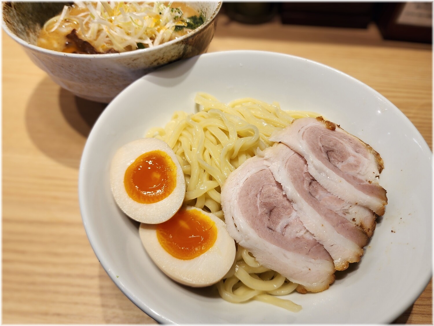 つじ田味噌の章三田店 特製辛味噌つけ麺の具