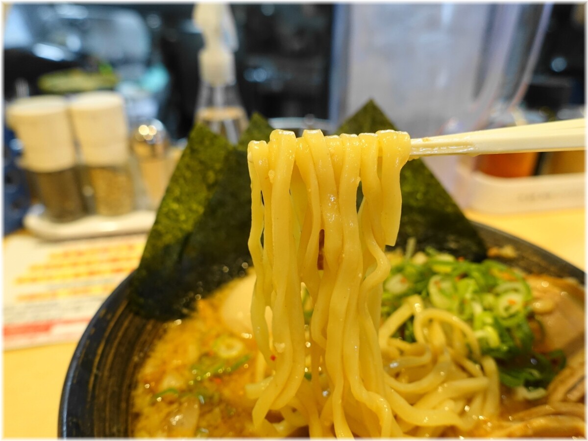 中華そば結。4 特製味噌ラーメンの麺