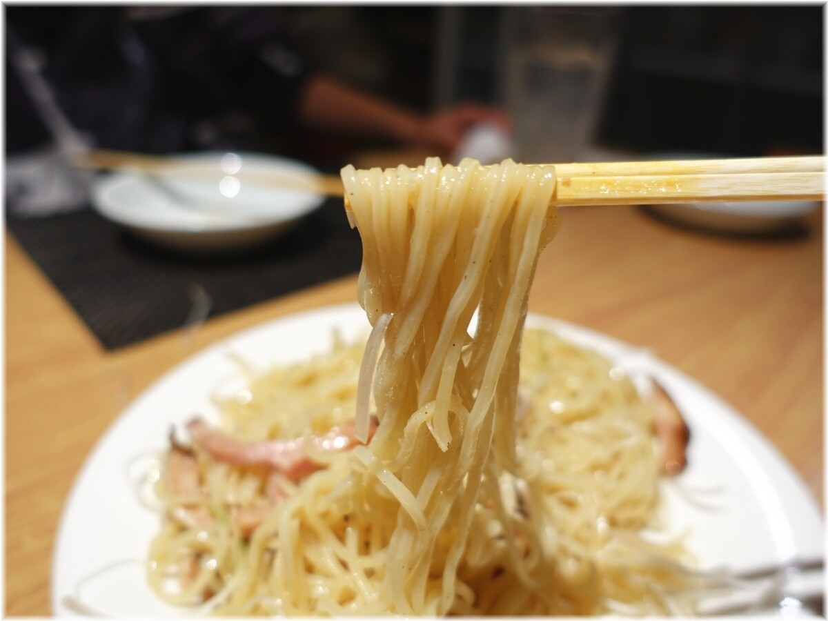 Yamaのuchi ネギそば(冷)の麺