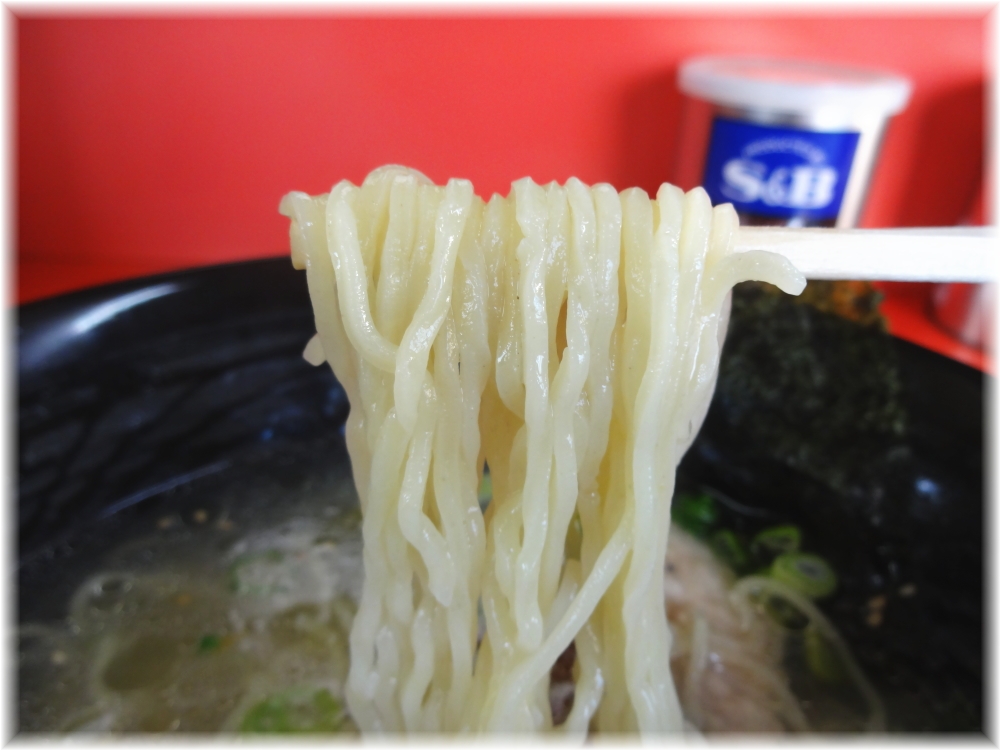 ささやん 塩ラーメンの麺