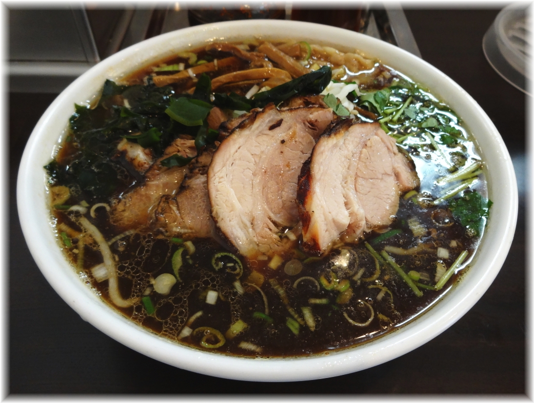 三代目味の大西 醤油チャーシューわんたん麺
