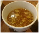 麺屋武蔵 武骨外伝 温玉肉餡かけつけそばのつけ汁