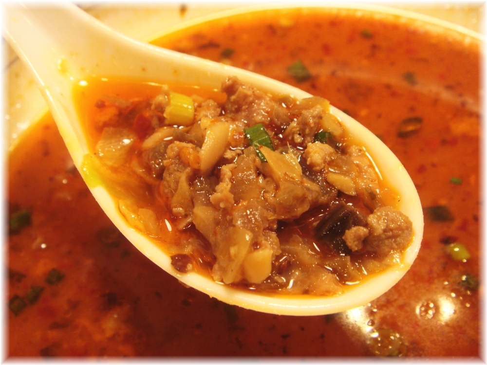 大明担担麺 箱崎店 担担麺の具