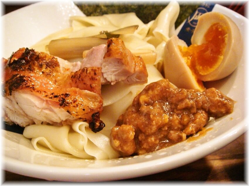 naginicai 味玉もめんつけそばの具