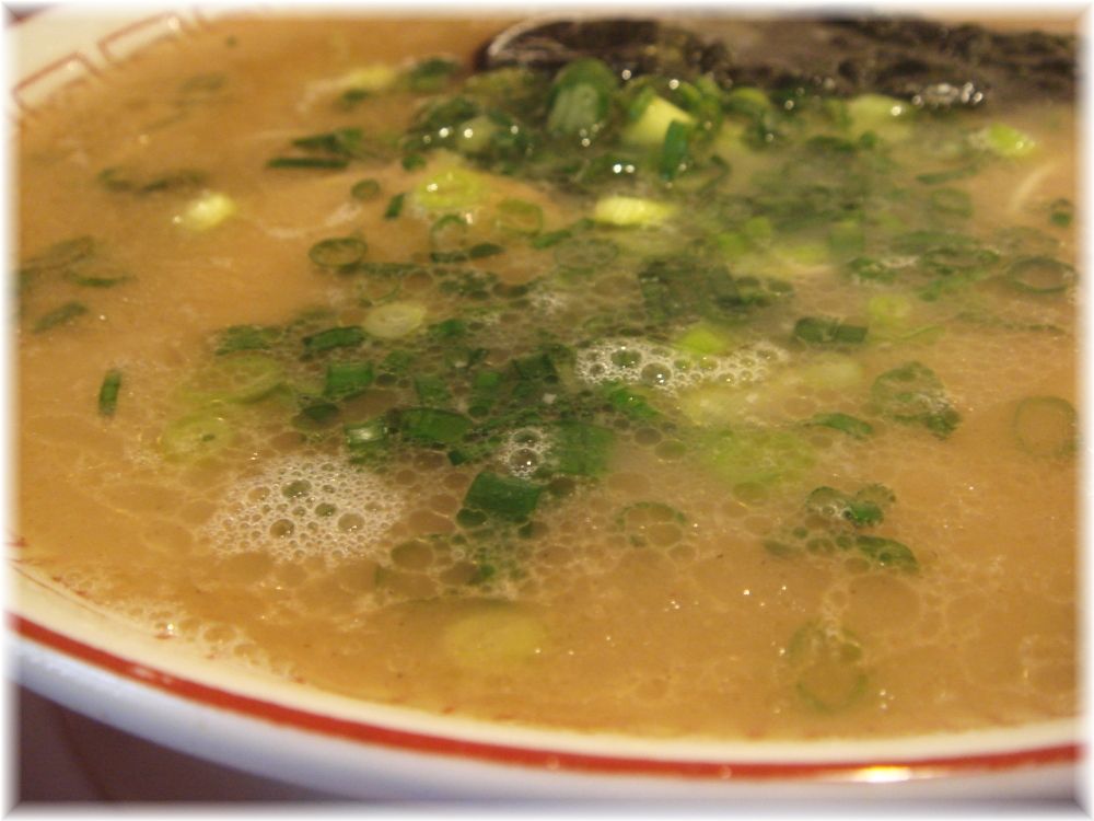 一真軒 ラーメンのスープ