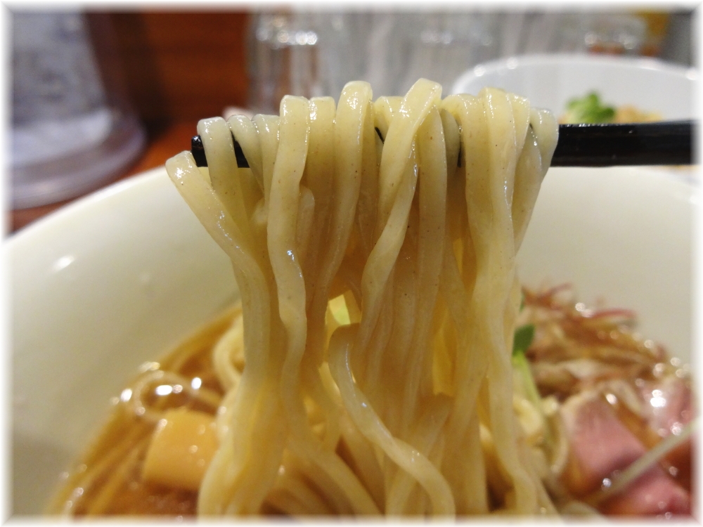 らぁ麺やまぐち2 冷し煮干そばの麺