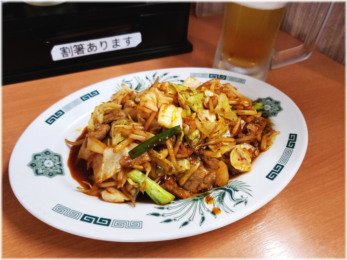 日高屋田町西口店3 バクダン炒め