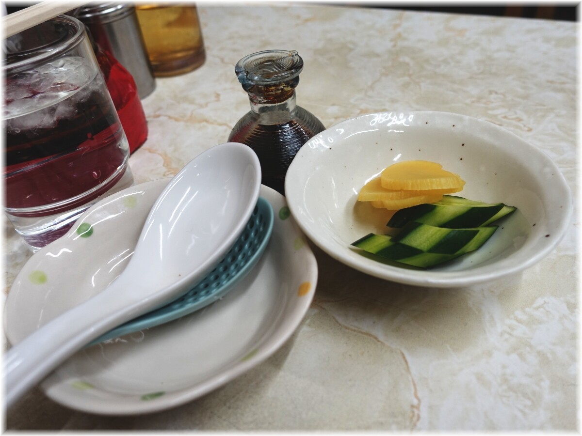 サッポロラーメン天竜 お新香