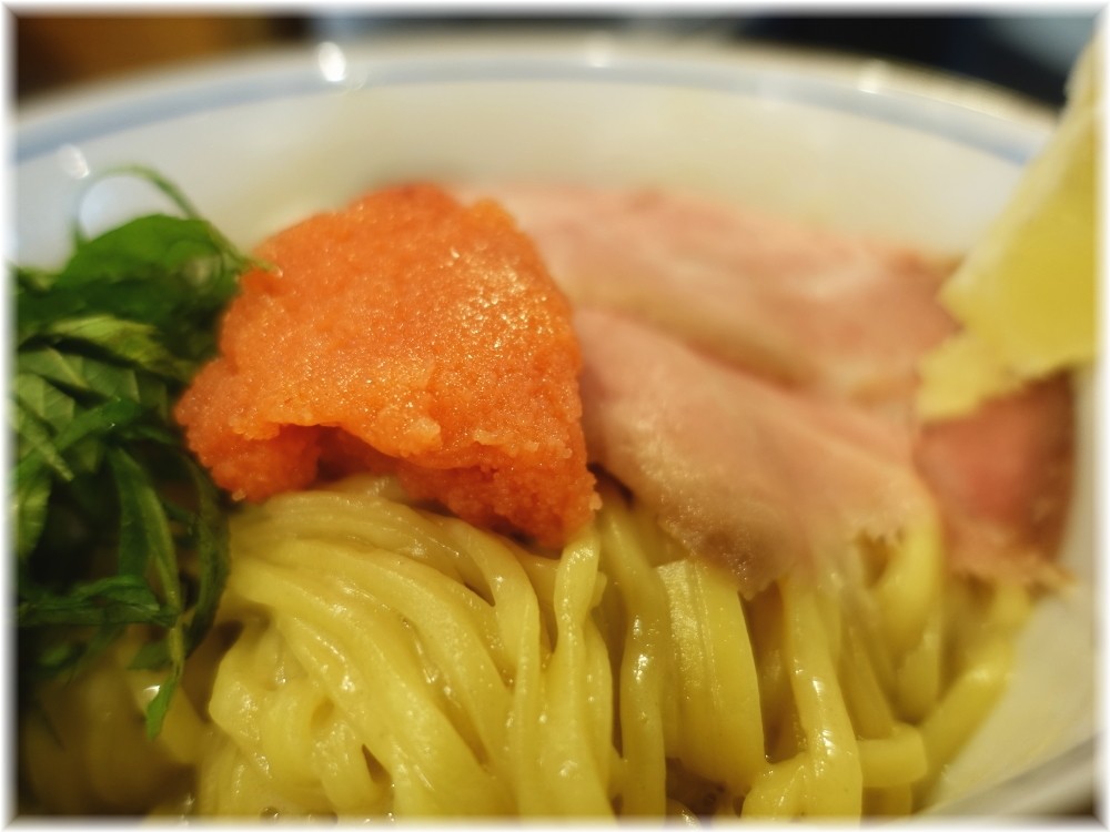 中華そば四つ葉6 カルピスバターのめんたいクリームまぜそばの具