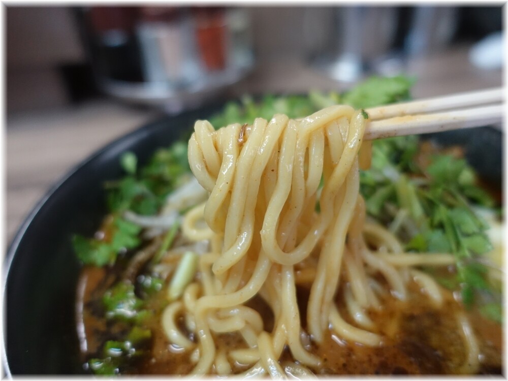 味噌屋八郎商店3 パクチー辛味噌の麺