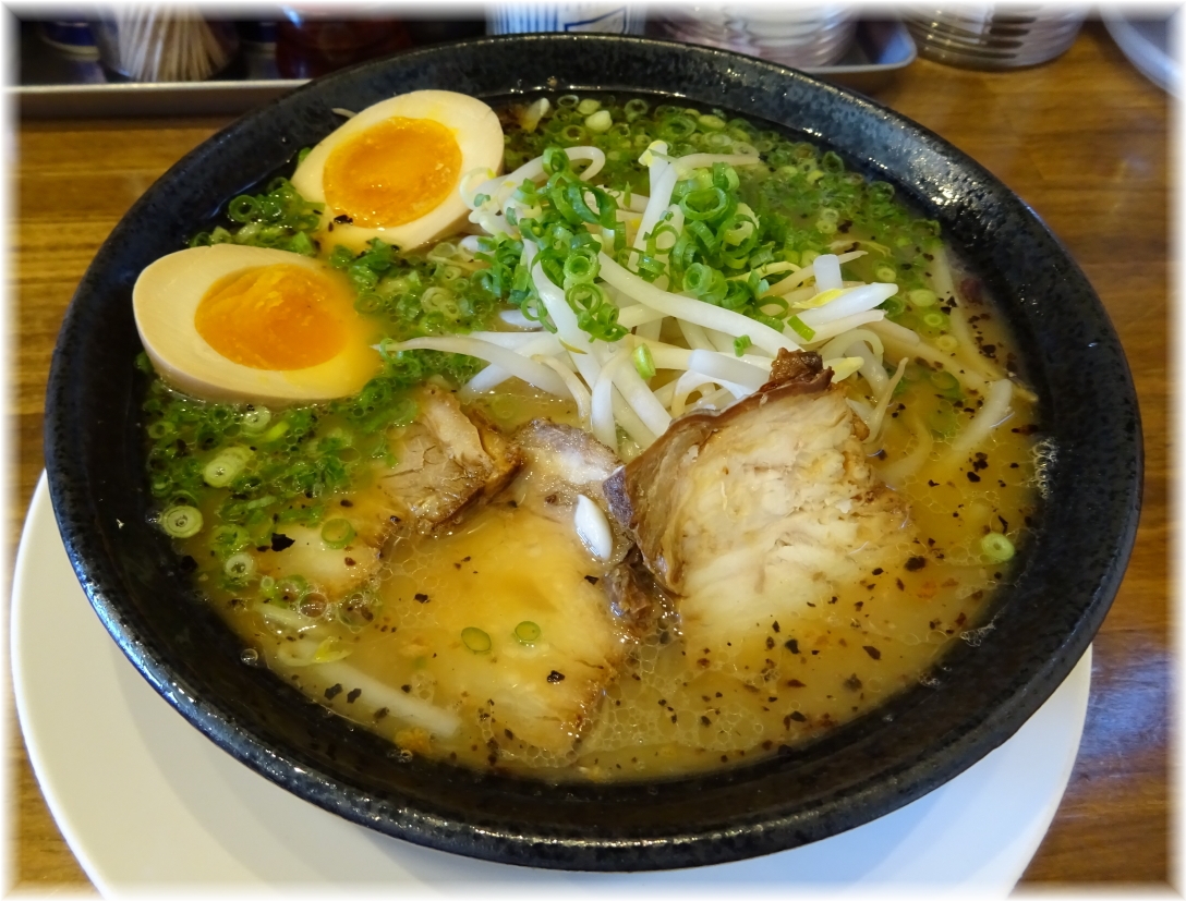 麺屋二郎 かさね味煮玉子のせ