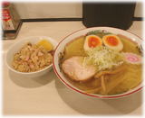 賓むら 塩ラーメンとチャーシューご飯