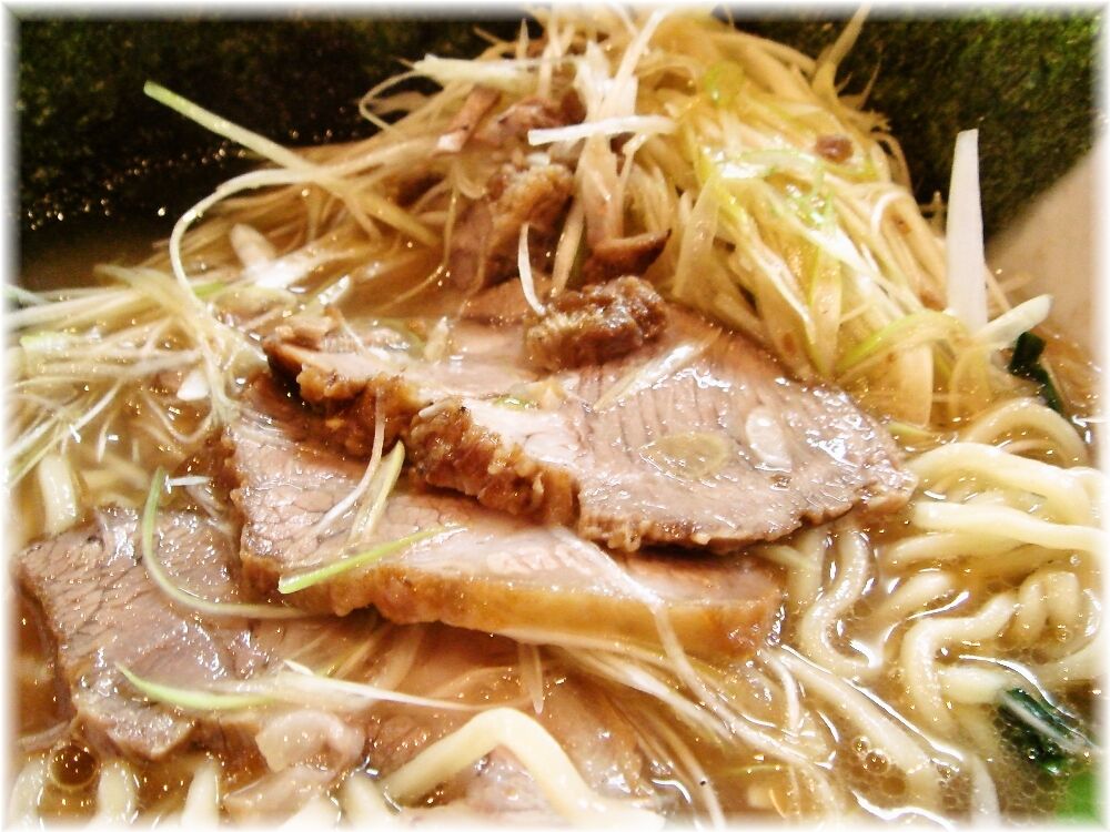 ラーメンしらいし ネギチャーシューメンのチャーシュー