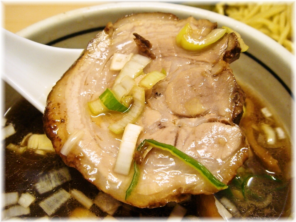 もりの中華そば2 つけそばのチャーシュー