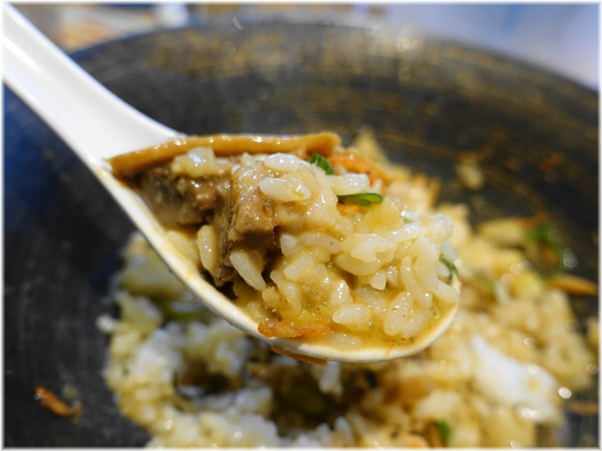 中華そば結。2 オマール海老のまぜそばに追い飯2