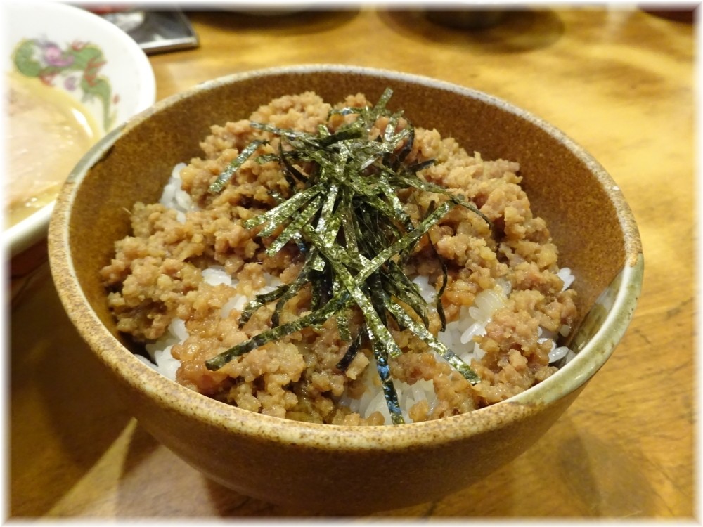 天下一品大宮東口店 そぼろご飯