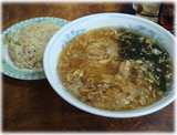 軽食 南風 ラーメンと半チャーハンのセット