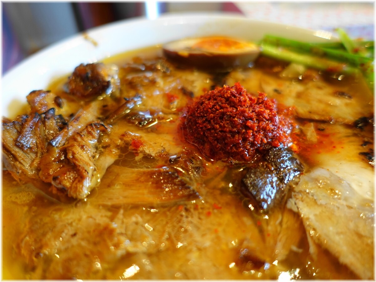 焼豚ラーメン葛飾店 焼豚ラーメン(半辛)の具