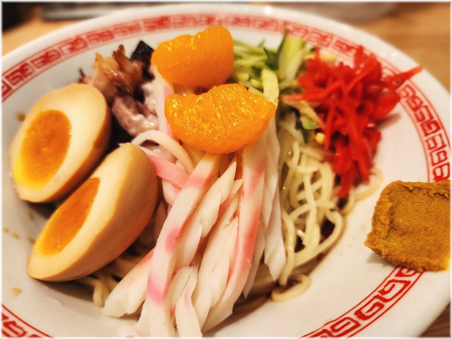 麺やみかん3 冷やし中華の具2