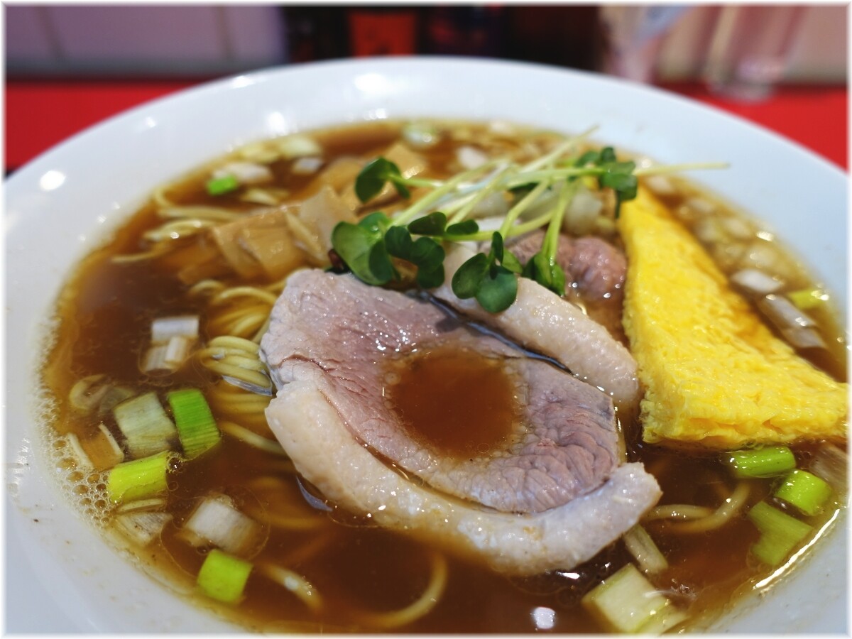 鳥藤とりそばスタンド グランスタ東京店2 朝のかもにぼしの具2