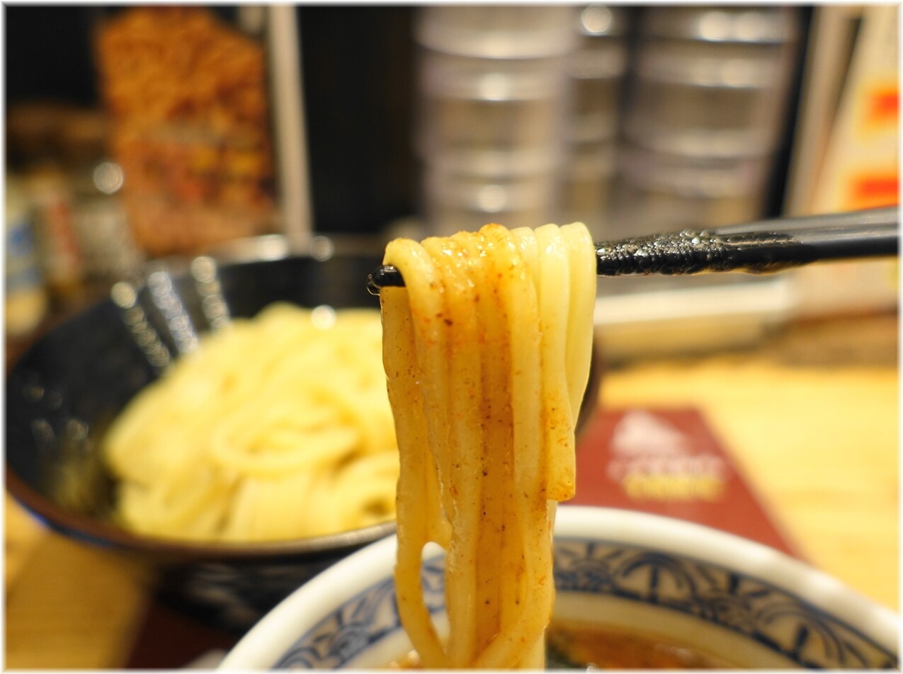 三田製麺所10 濃厚海老つけ麺のつけ汁の麺