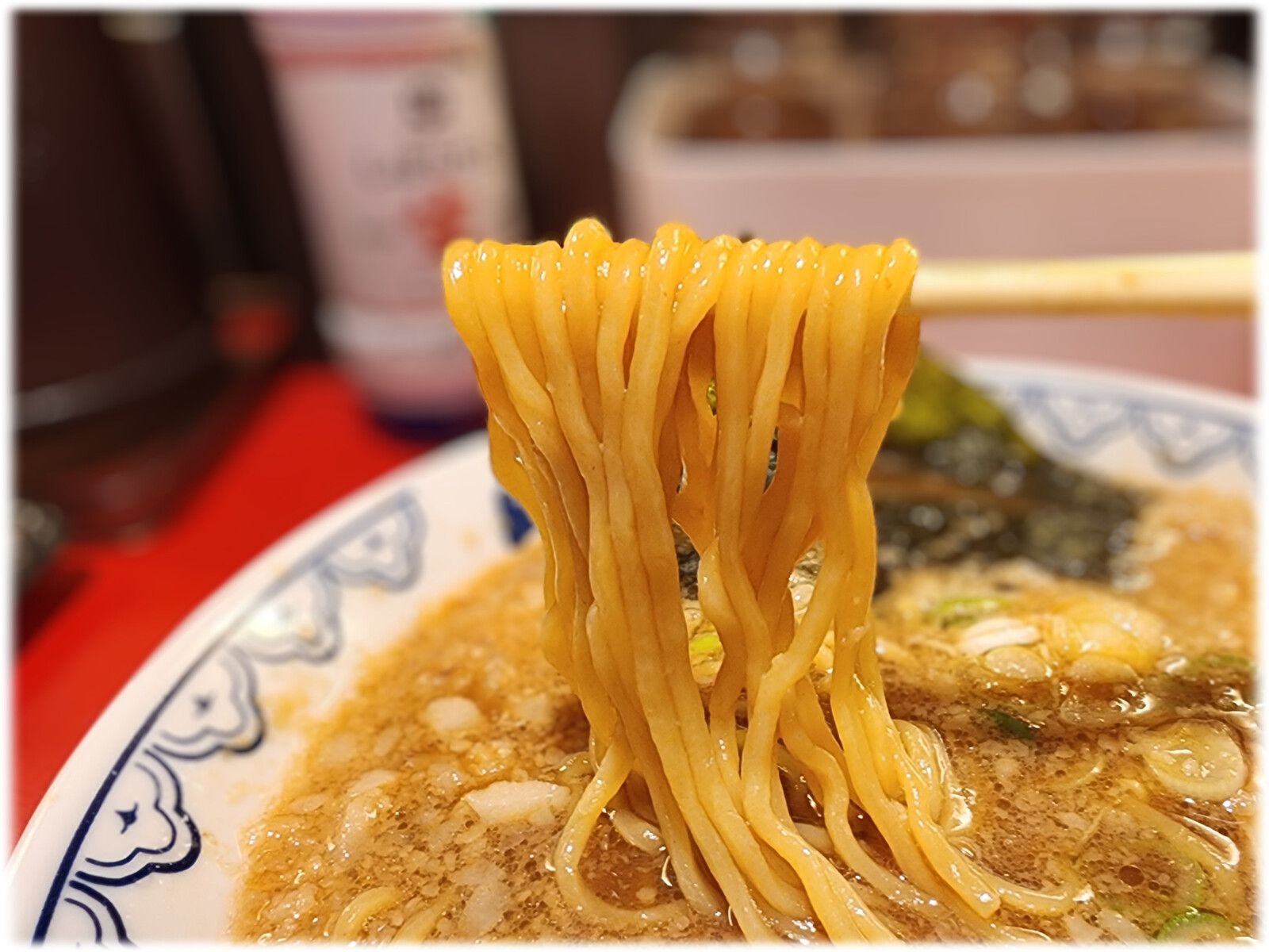 ばんから大森店ばんからラーメンの麺