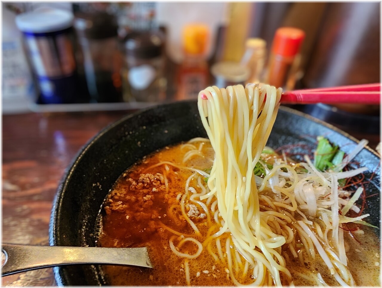 らーめん一会2 担担めんの麺