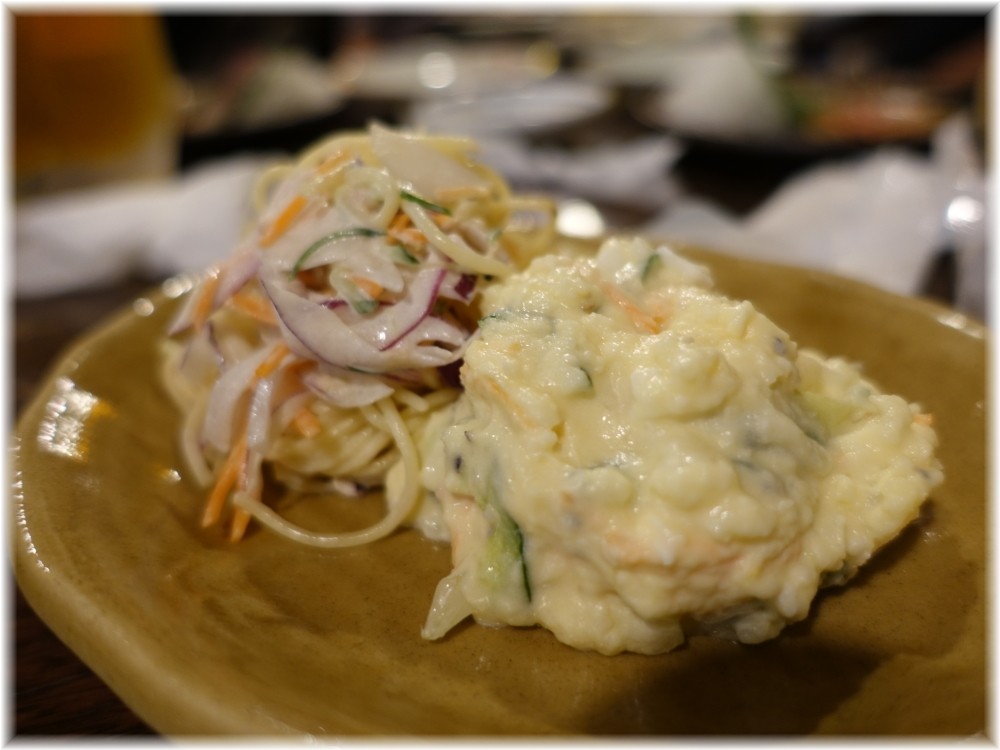 金町製麺8 ポテサラ等