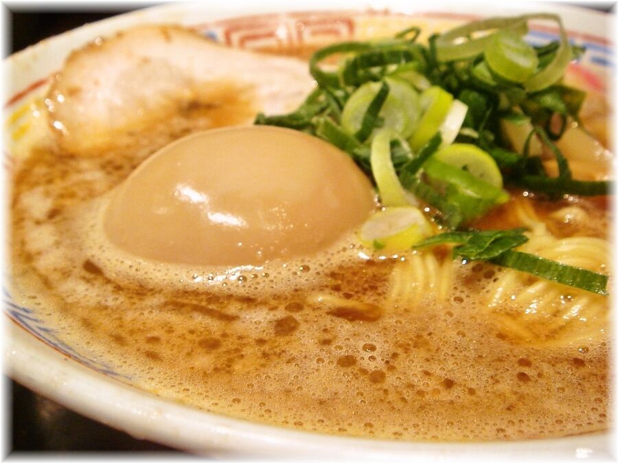 まっち棒 中華そば+味玉の具
