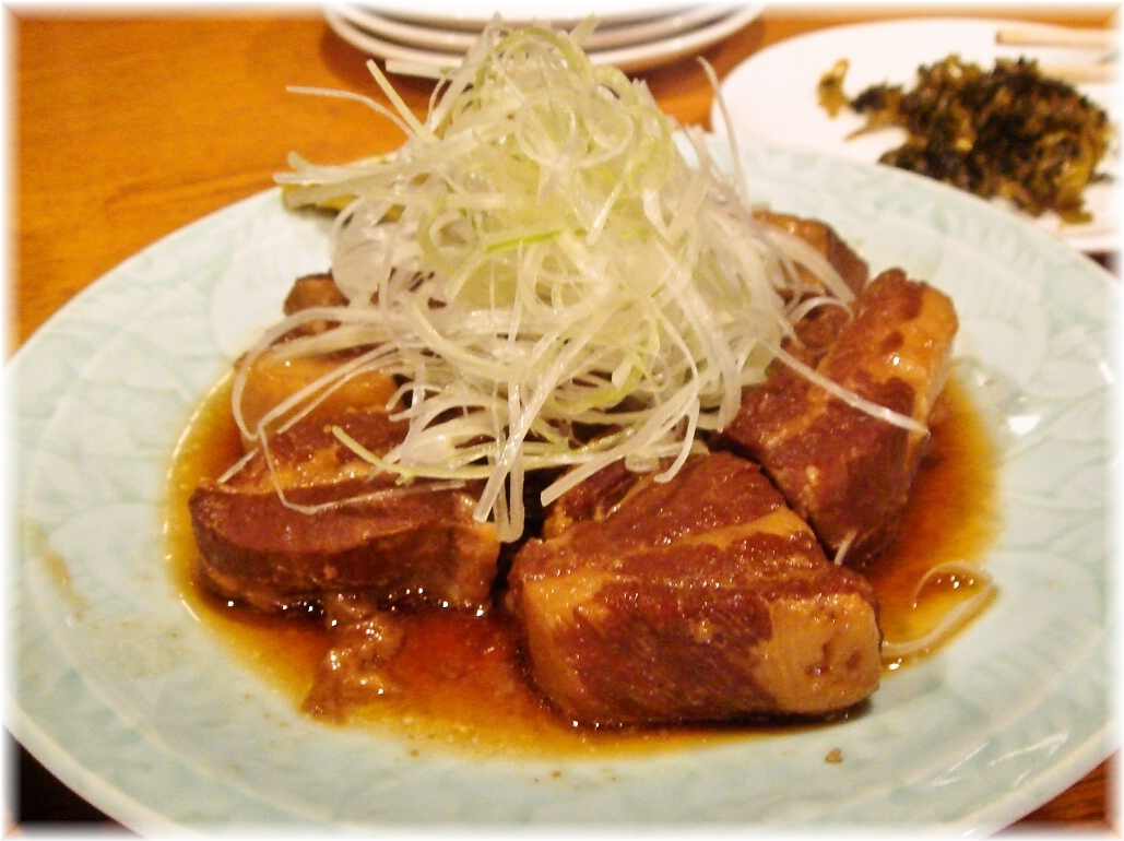 博多葱一2 豚の角煮