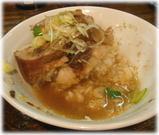 麺処 遊 肉飯のスープ茶漬け