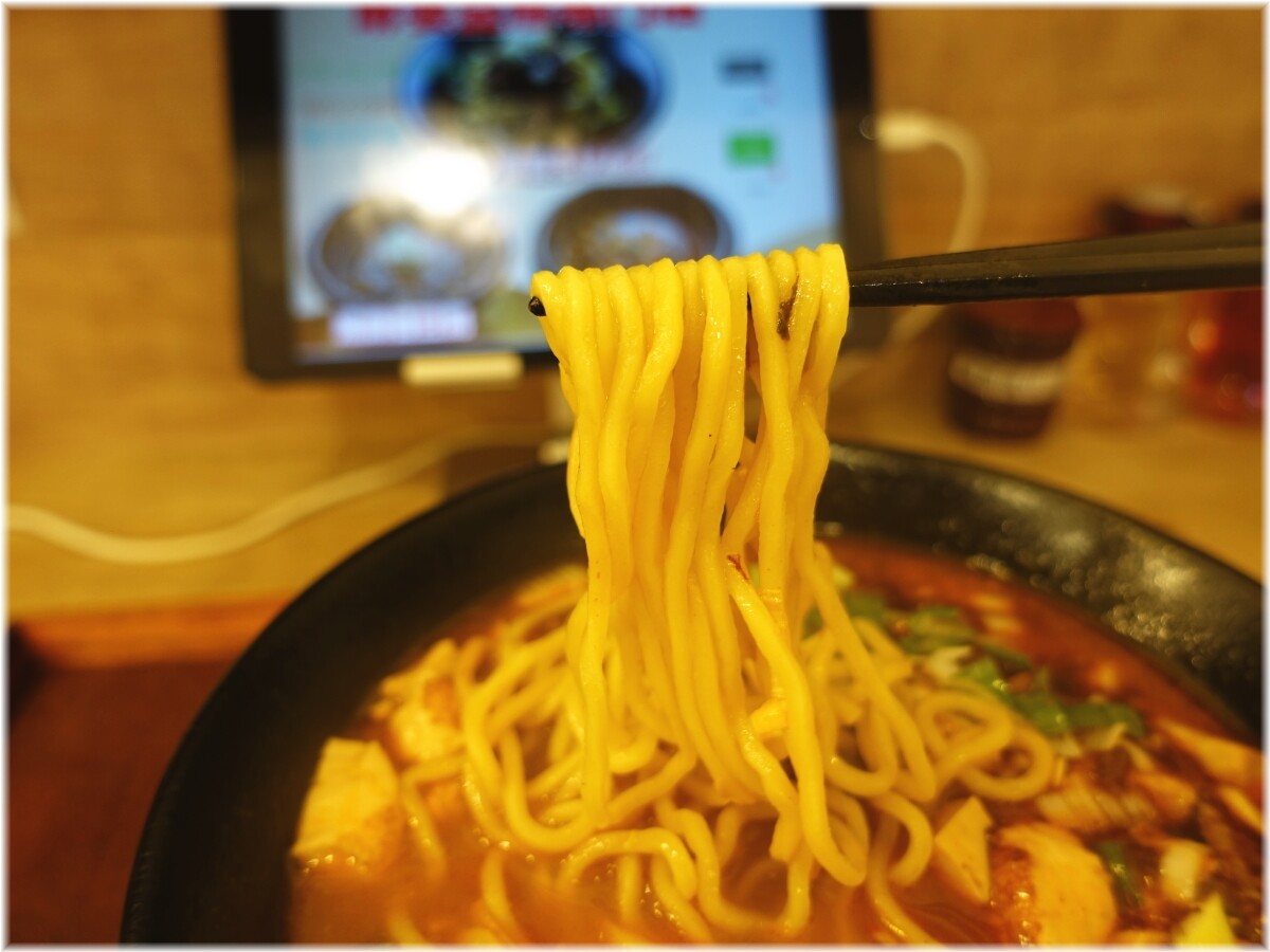麻婆習慣多福楼2 麻婆ラーメンの麺