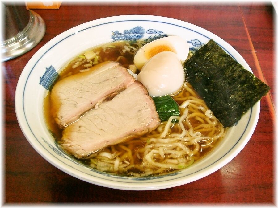 白河中華そば 中華そば+煮玉子