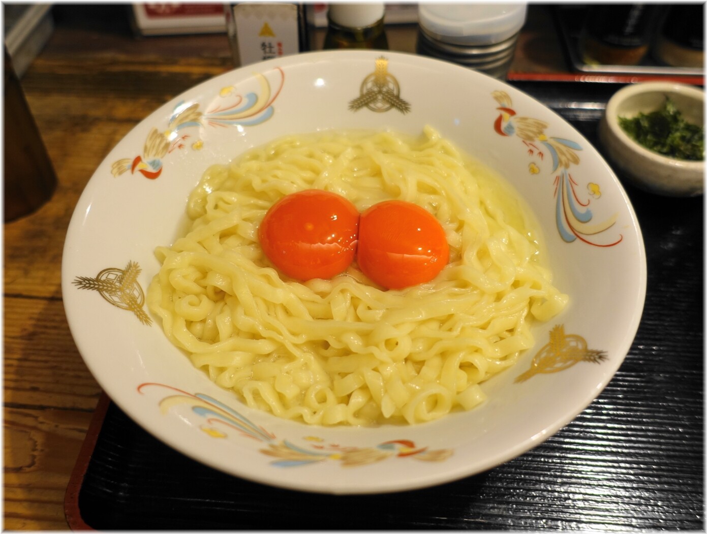 三田製麺所15 (温)たまごかけ麺(濃厚バターチーズ風)