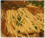 目黒屋(ぎょうてんらーめん)極鮮鰹麺 醤油の細麺