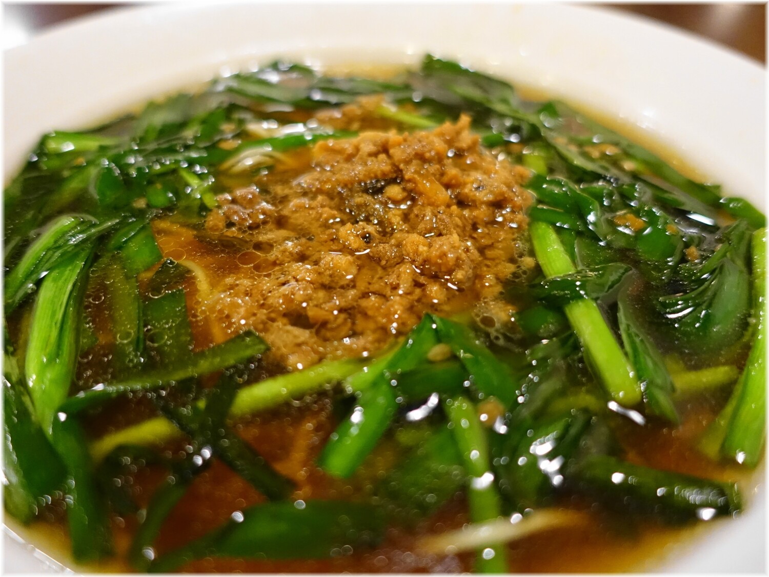 麺屋空海川崎ダイス店 ニラ麺2