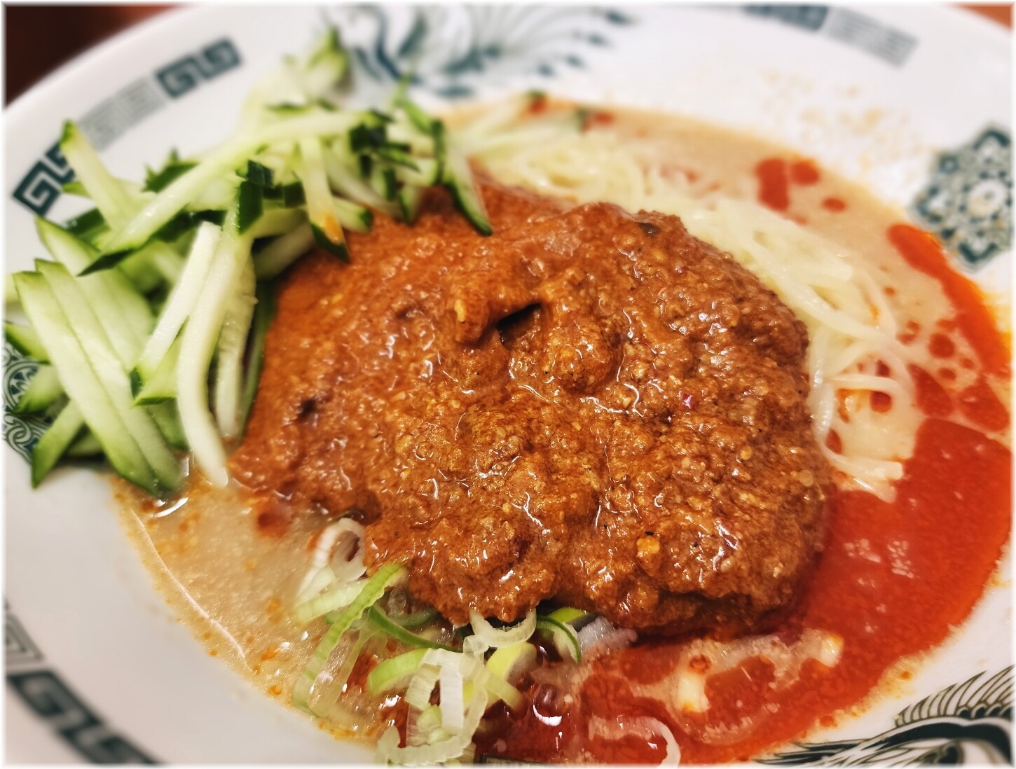 日高屋田町西口店10 冷し担担麺の肉味噌
