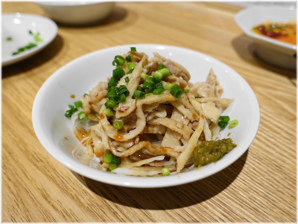 富ヶ谷鳥と麺と 鶏皮ポン酢