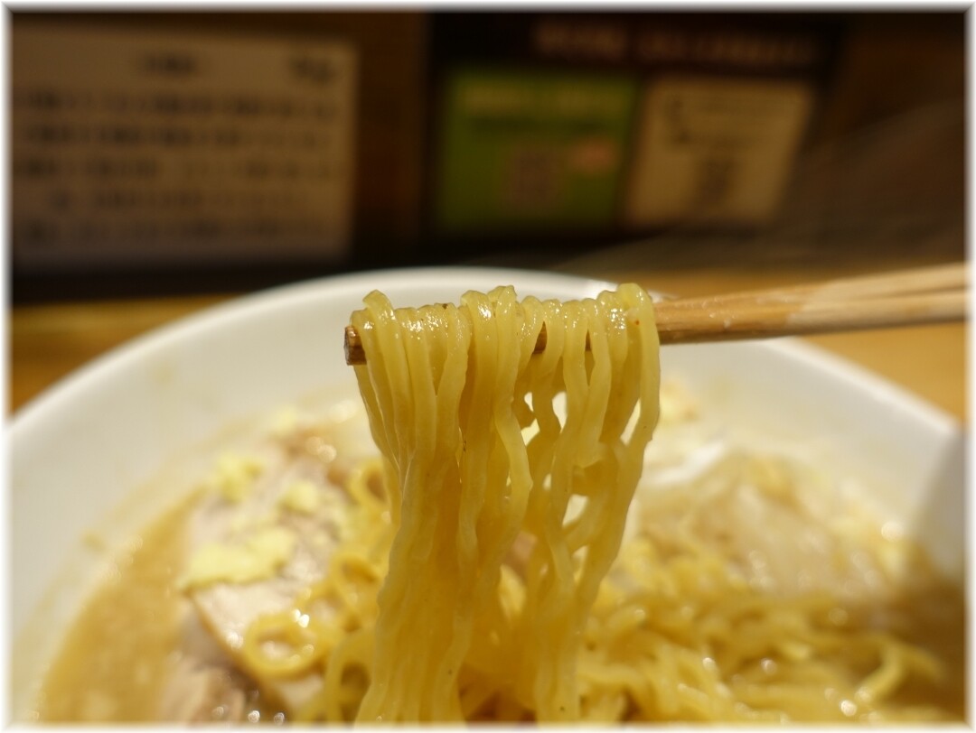 麺屋翔西新宿本店 特製味噌ラーメンの麺