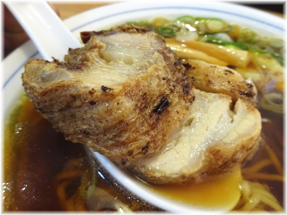 大石家飯田店 並盛りのチャーシュー