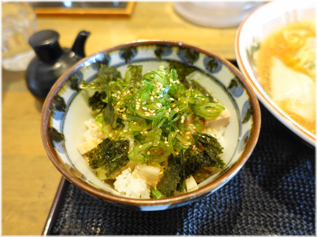 中華そば天辺月 ネギ豚飯(小)
