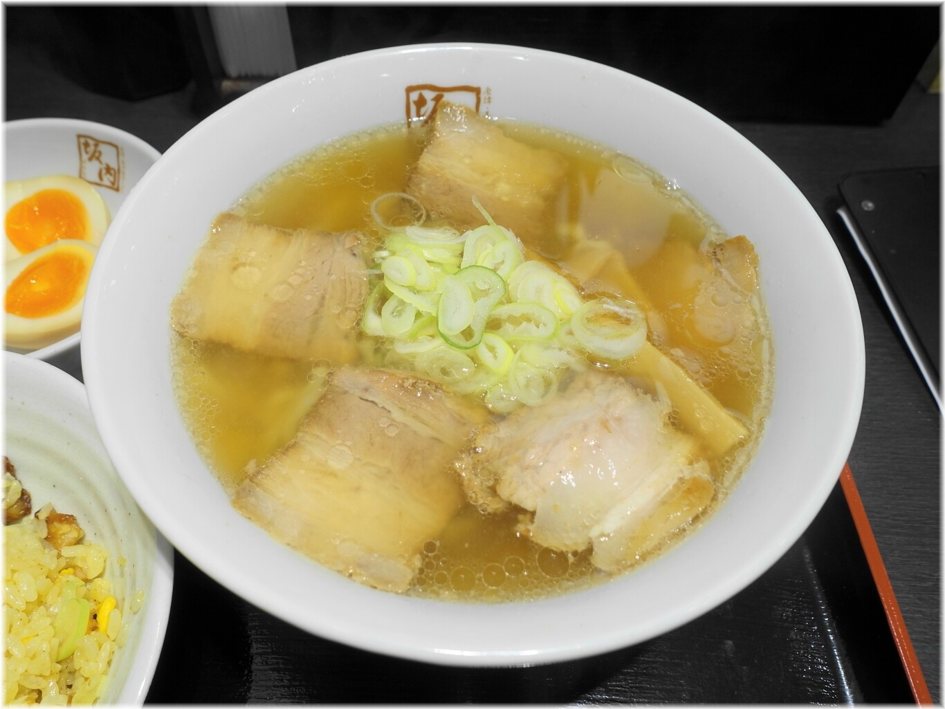 喜多方ラーメン坂内大森東口店 半チャーハンセットのラーメン